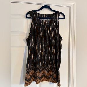 Denim & Co Printed Tank Top